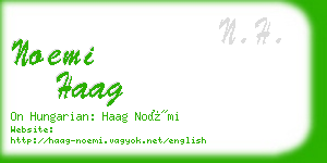 noemi haag business card